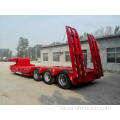 3 Axle Tractor Lowbed Semi Trailer Truck